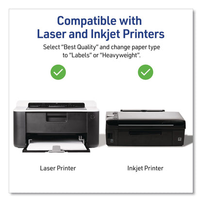 Avery® Multipurpose Sticker Project Paper, Inkjet, 8.5 x 11, 15 Sheets/Pack (AVE3383)