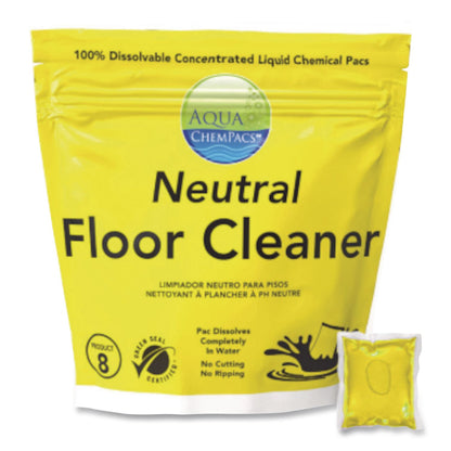Diversey™ Aqua ChemPacs Neutral Floor Cleaner, Lavender Scent, 120/Pack (DVO9320926)