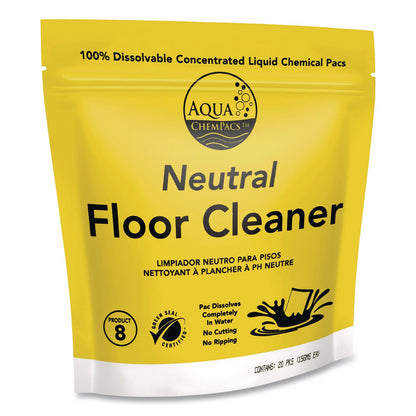 Diversey™ Aqua ChemPacs Neutral Floor Cleaner, Lavender Scent, 120/Pack (DVO9320926)