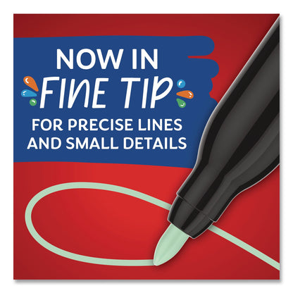 Sharpie® Creative Markers, Earth Tones, Fine Bullet Tip, Assorted, 12/Pack (SAN2209901)