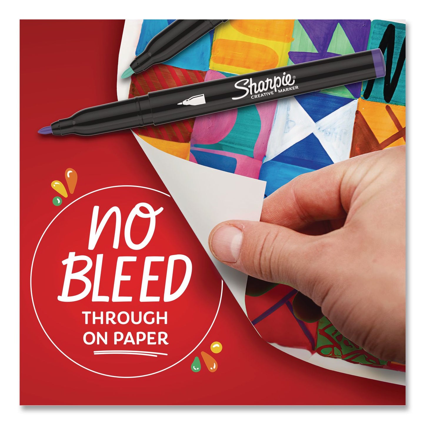 Sharpie® Creative Markers, Earth Tones, Fine Bullet Tip, Assorted, 12/Pack (SAN2209901)