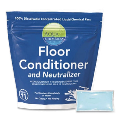 Diversey™ Aqua ChemPacs Floor Conditioner and Neutralizer, 100 ChemPacs/Carton (DVO9320929)
