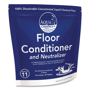 Diversey™ Aqua ChemPacs Floor Conditioner and Neutralizer, 100 ChemPacs/Carton (DVO9320929)