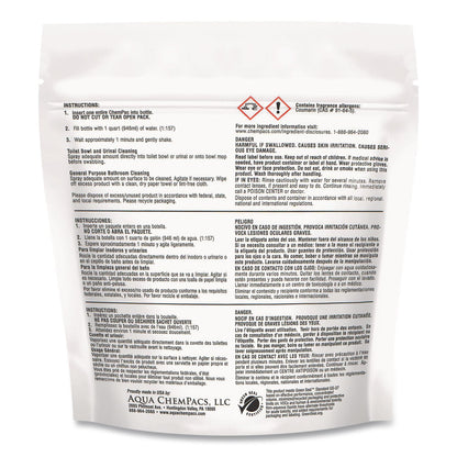 Diversey™ Aqua ChemPacs Non-Acid Bathroom and Bowl Cleaner Starter Pack with Empty 32 oz Spray Bottle, Lavender, 12 ChemPacs/Carton (DVO9321000)