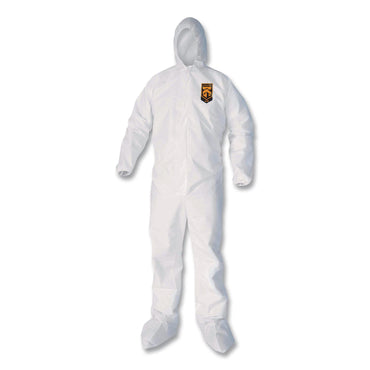 Ansell KleenGuard A40 Coveralls, 6X-Large, White, 25/Carton (ANS30934)
