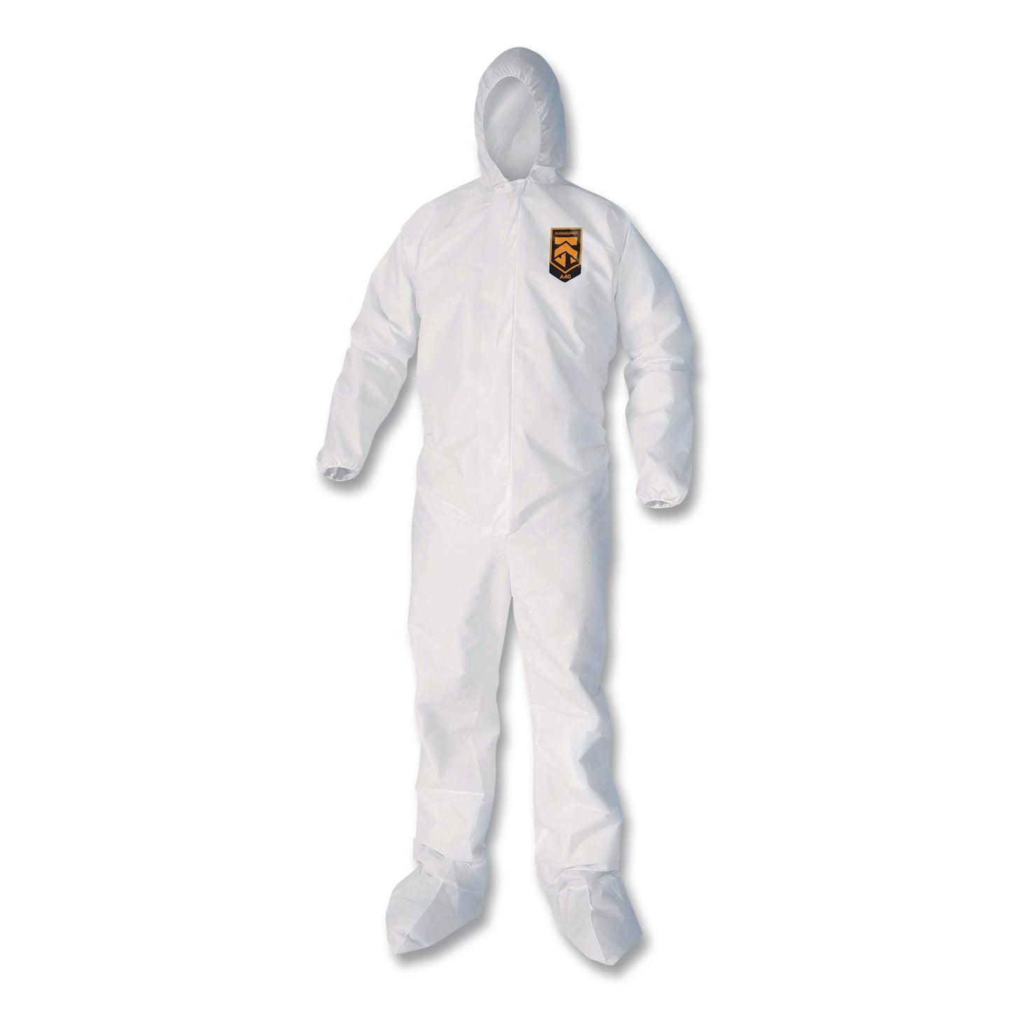 Ansell KleenGuard A40 Coveralls, Medium, White, 25/Carton (ANS44332)
