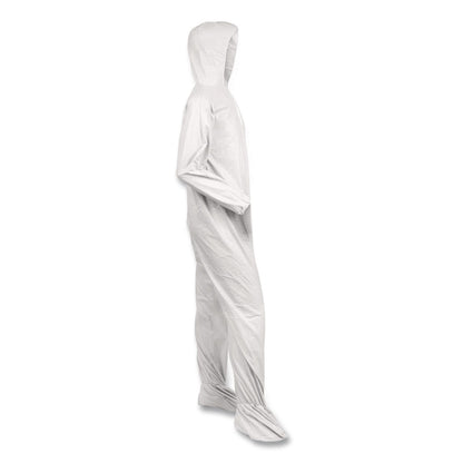 Ansell KleenGuard A40 Coveralls, 6X-Large, White, 25/Carton (ANS30934)