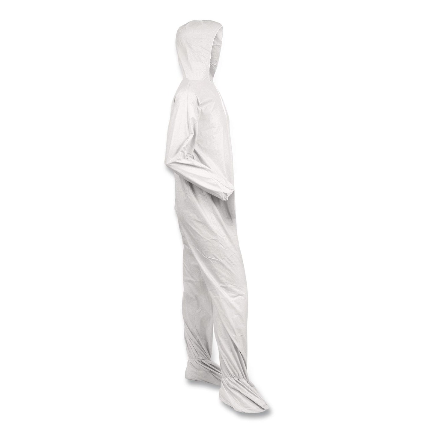 Ansell KleenGuard A40 Coveralls, Medium, White, 25/Carton (ANS44332)