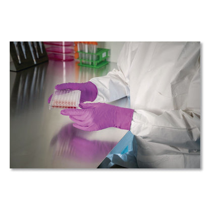 Kimtech™ Polaris Nitrile Exam Gloves, AQL 0.65, Large, 7.5 mil Thick, 12" Long, Dark Magenta, 50/Box, 10 Boxes/Carton (ANS62763)