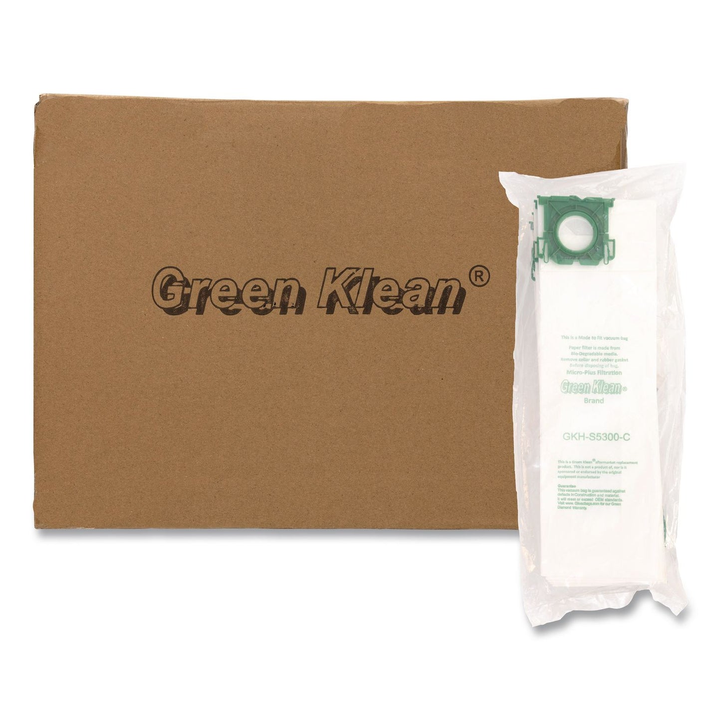 Green Klean® GKH-S5300 Replacement Bag, 10 Bags/Pack, 10 Packs/Carton (GRKGKHS5300)