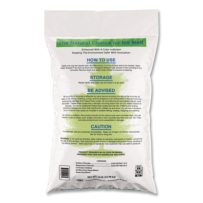 Scotwood Industries Green Scapes Ice Melt, 50 lb Bag, 50/Pallet (SCW50BGREENPLT)