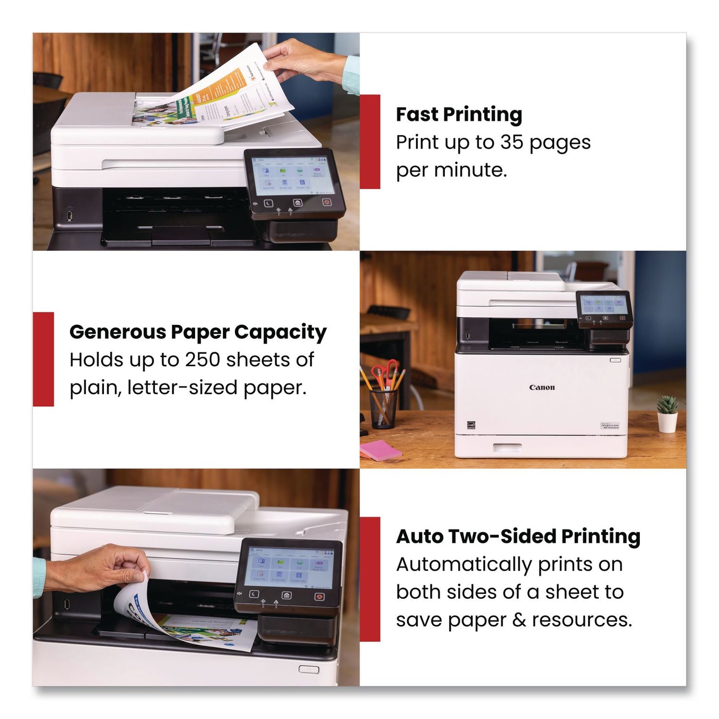 Canon® imageCLASS MF753Cdw II, Wireless Multifunction Laser Printer, Copy/Fax/Print/Scan (CNM7185C011)