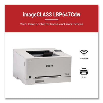 Canon® imageCLASS LBP647Cdw Wireless Laser Printer (CNM6929C002)