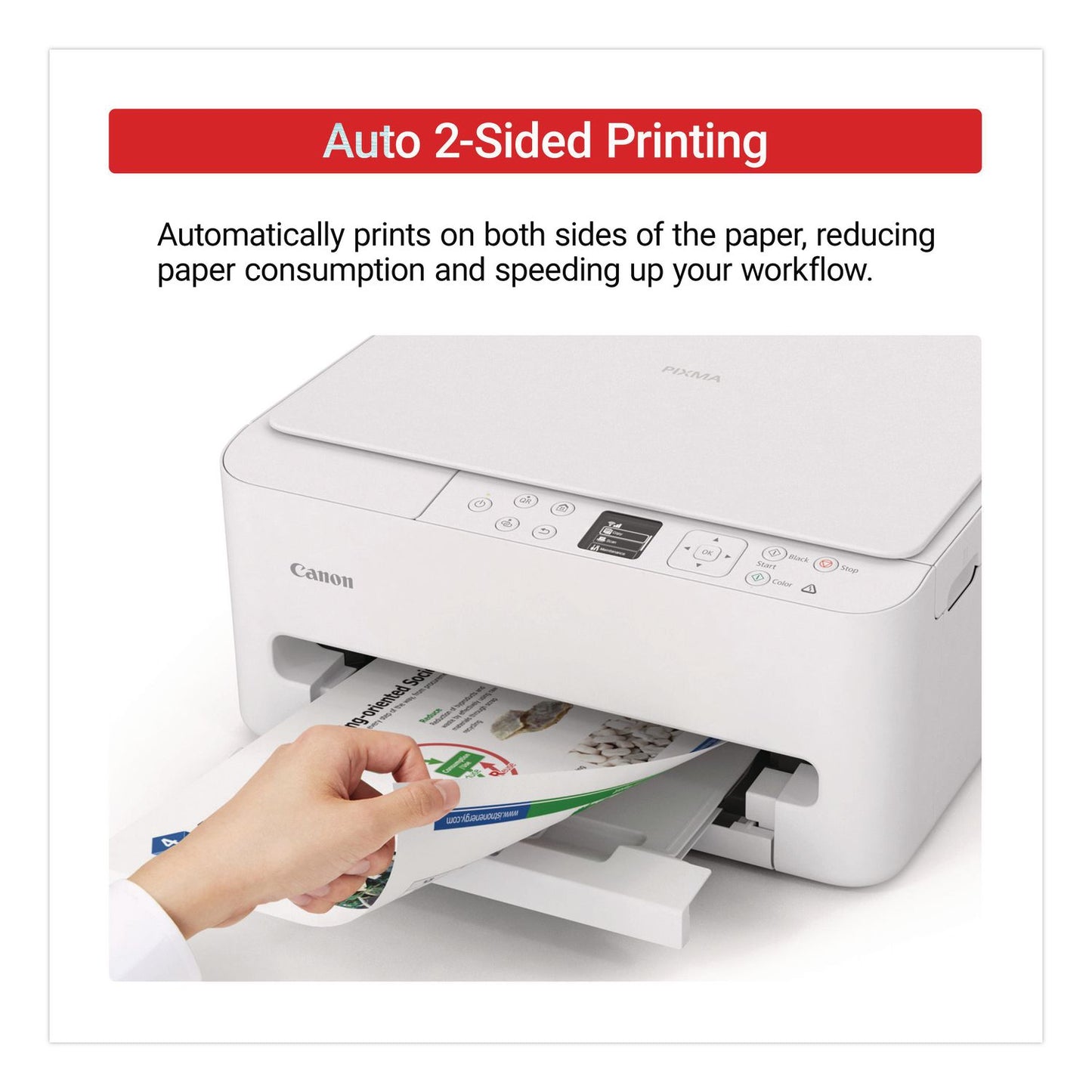 Canon® PIXMA TS6520 Inkjet Printer, Copy/Print/Scan (CNM7179C002)