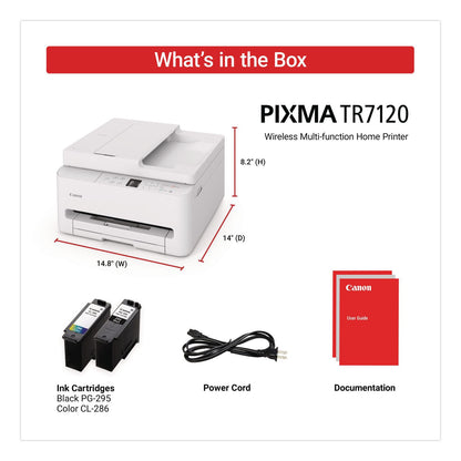 Canon® PIXMA TR7120 Inkjet Printer, Copy/Print/Scan (CNM7178C002)