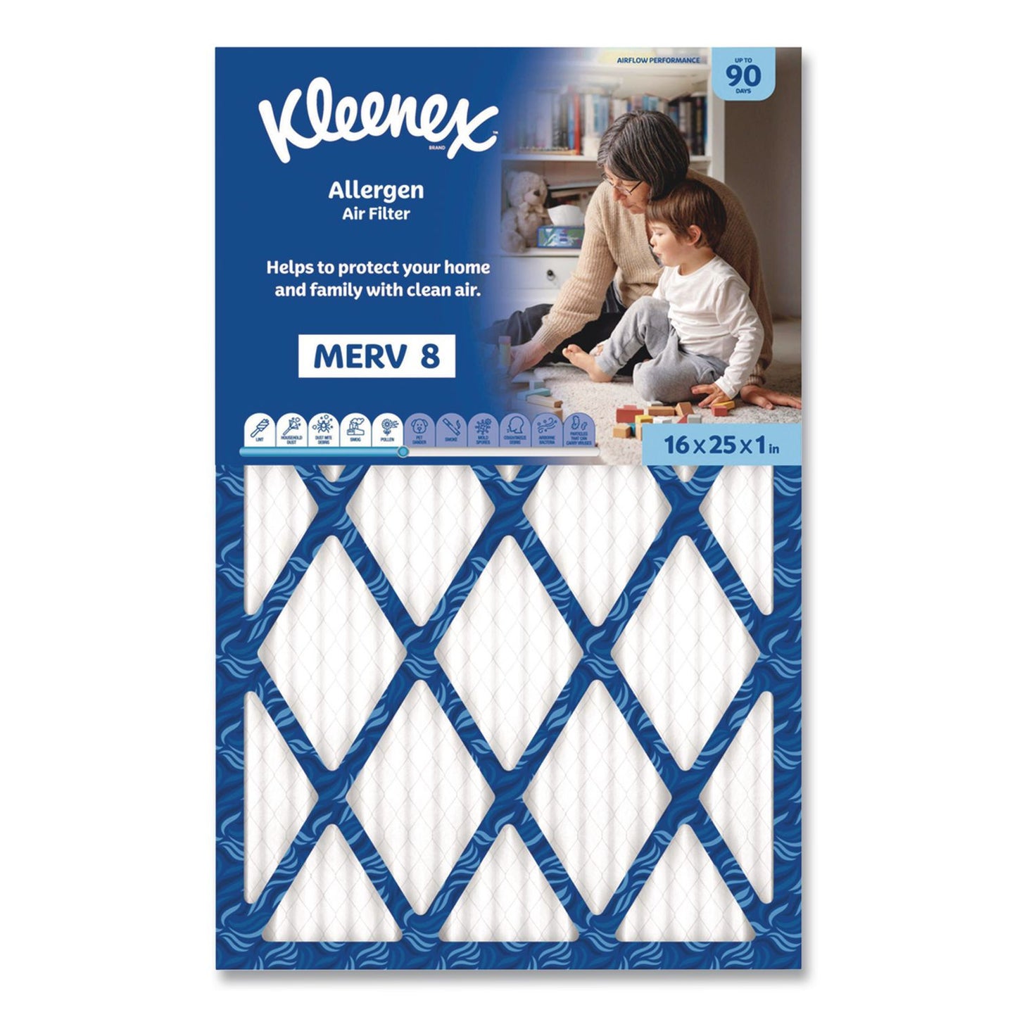 Kleenex® Allergen Air Filter MERV 8, 16 x 25, 6/Carton (KCM56034)