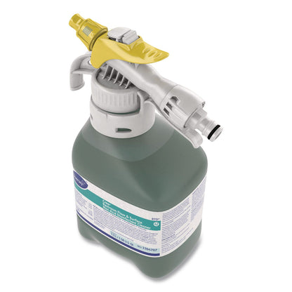 Diversey™ Crew Restroom Floor/Surface Non-Acid Disinfectant Cleaner, Fresh Scent, 1.5 L RTD Bottle, 2/Carton (DVS101105992)