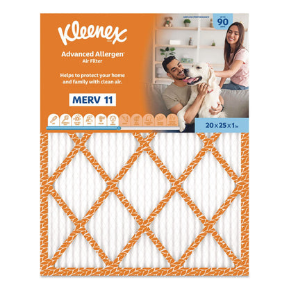Kleenex® Advanced Allergen Air Filter MERV 11, 20 x 25, 6/Carton (KCM56049)