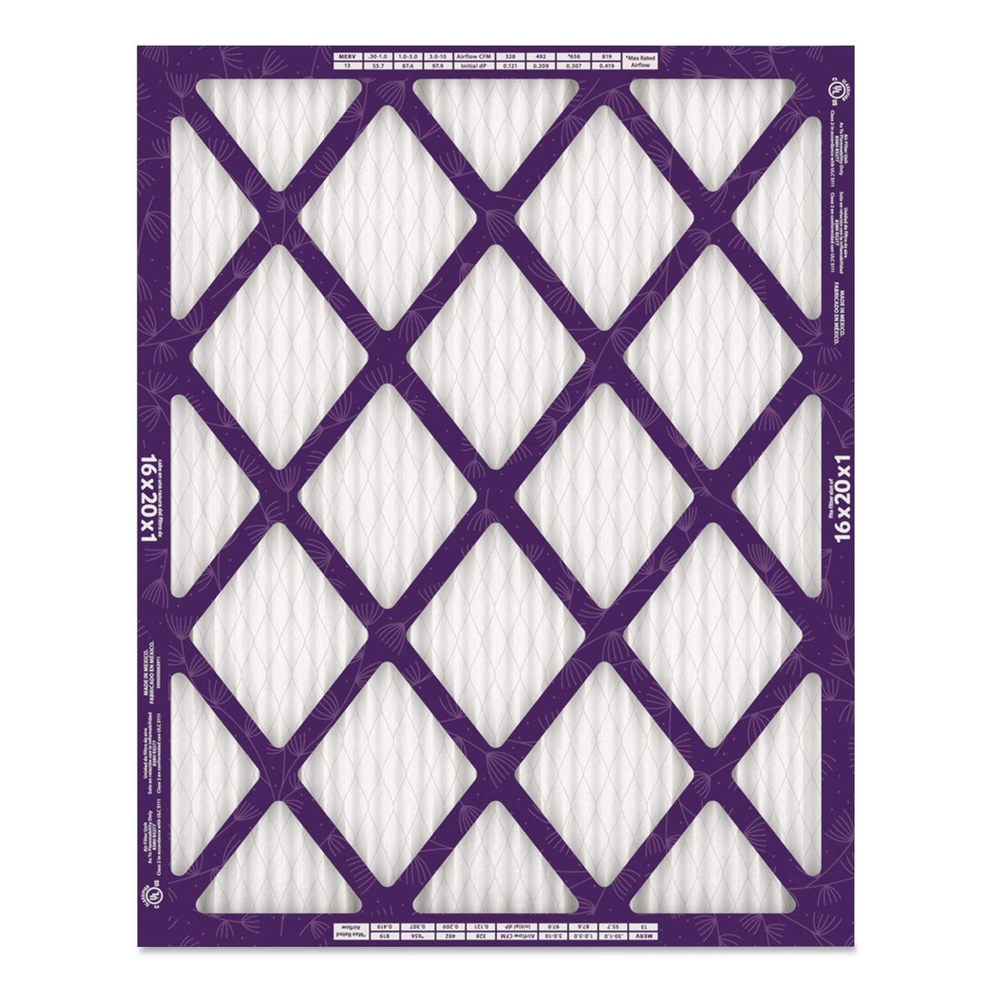 Kleenex® Elite Allergen Air Filter, MERV 13, 16 x 20, 6/Carton (KCM56072)