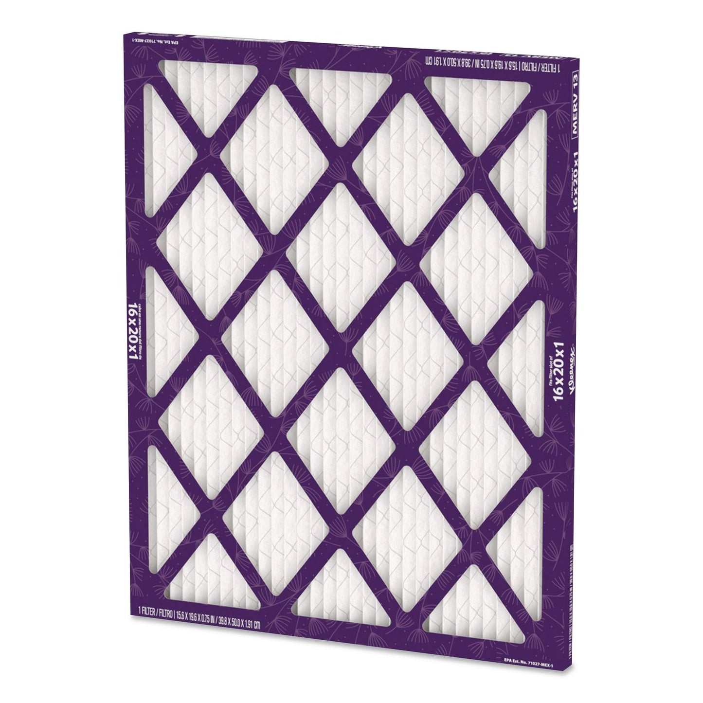 Kleenex® Elite Allergen Air Filter, MERV 13, 16 x 20, 6/Carton (KCM56072)