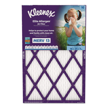 Kleenex® Elite Allergen Air Filter, MERV 13, 16 x 25, 6/Carton (KCM56073)