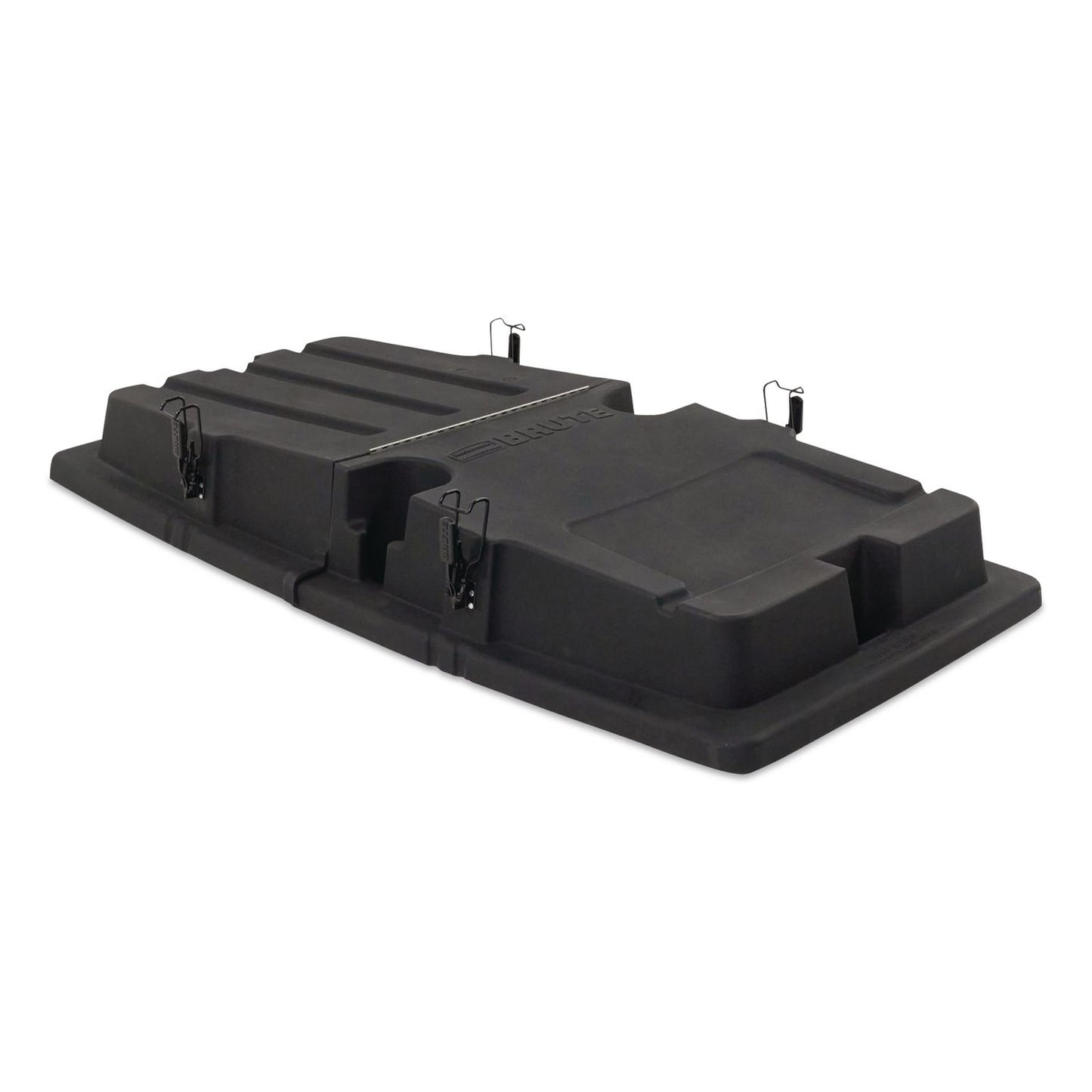 Rubbermaid® Commercial BRUTE Rotomolded Tilt Truck Lid, 35.01 x 70.7 x 9.5, Black (RCP2221457)