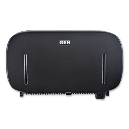 GEN Twin JBT Tissue Dispenser, 11.6 x 4.84 x 19.95, Black (GEN1602B)