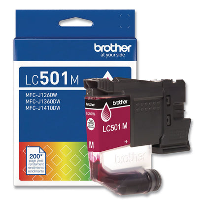 Brother LC501MS Ink, 200 Page-Yield, Magenta (BRTLC501MS)