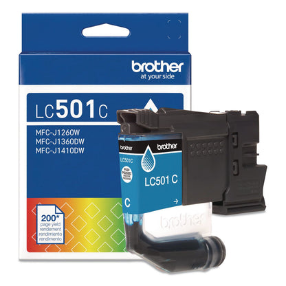 Brother LC501CS Ink, 200 Page-Yield, Cyan (BRTLC501CS)