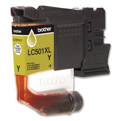 Brother LC501XLYS High-Yield Ink, 500 Page-Yield, Yellow (BRTLC501XLYS)