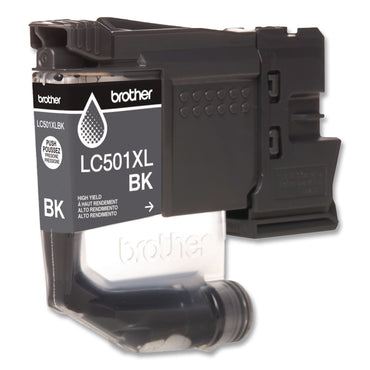 Brother LC501XLBKS High-Yield Ink, 500 Page-Yield, Black (BRTLC501XLBKS)