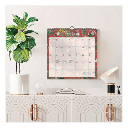 Willow Creek Press Botanical Nature 2026 Spiral Wall Calendar, Botanic Artwork, 12 x 12, Multicolor Sheets, 12-Month (Jan to Dec): 2026 (WPR54727)