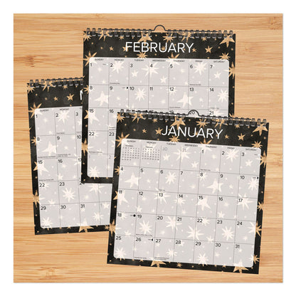 Willow Creek Press Starry Night 2026 Spiral Wall Calendar, Starry Night Artwork, 12 x 12, Multicolor Sheets, 12-Month (Jan to Dec) (WPR54758)