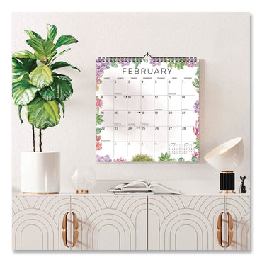 Willow Creek Press Succulents 2026 Spiral Wall Calendar, Succulents Artwork, 12 x 12, Multicolor Sheets, 12-Month (Jan to Dec): 2026 (WPR54765)