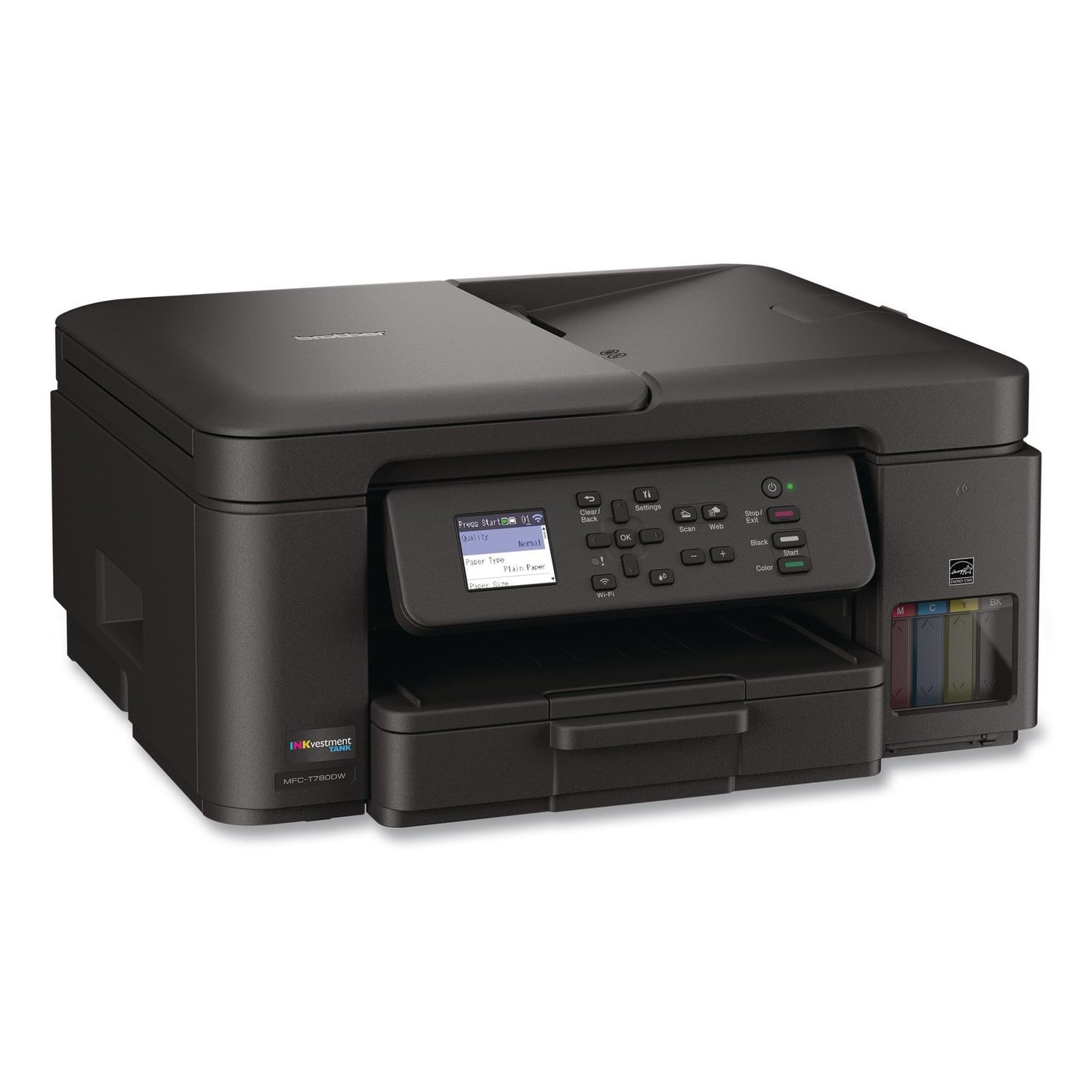 Brother MFCT780DW INKvestment Tank 780 Wireless Color Inkjet All-in-One Printer, Copy/Print/Scan (BRTMFCT780DW)