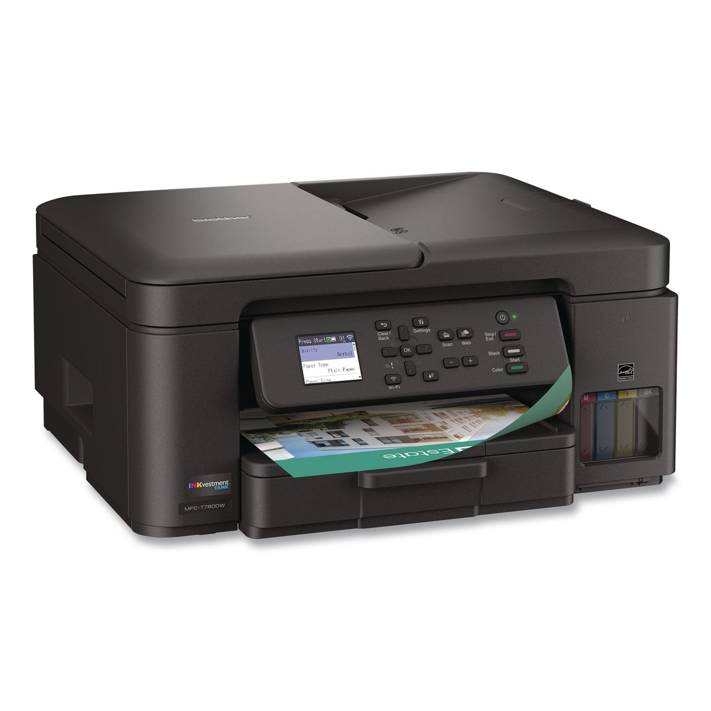 Brother MFCT780DW INKvestment Tank 780 Wireless Color Inkjet All-in-One Printer, Copy/Print/Scan (BRTMFCT780DW)