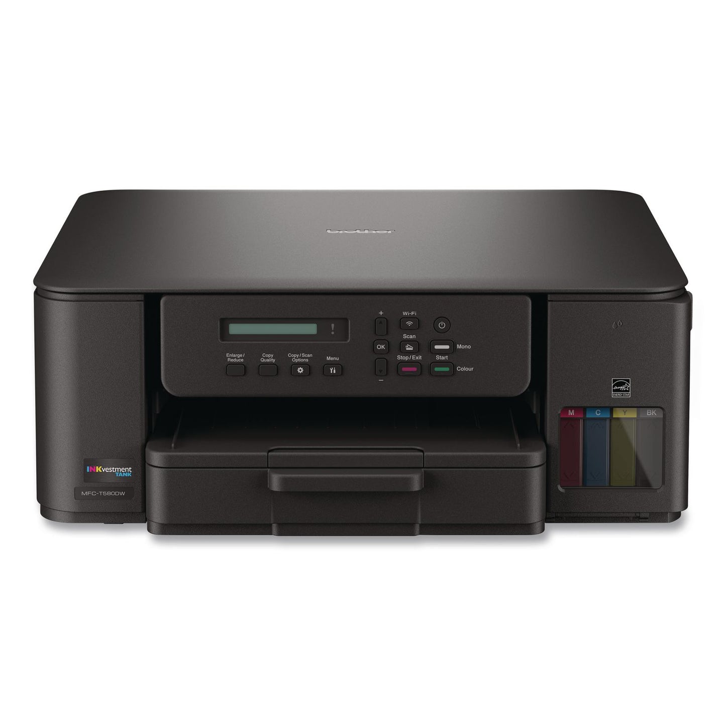 Brother MFCT580DW INKvestment Tank 580 Wireless Color Inkjet All-in-One Printer, Copy/Print/Scan (BRTMFCT580DW)