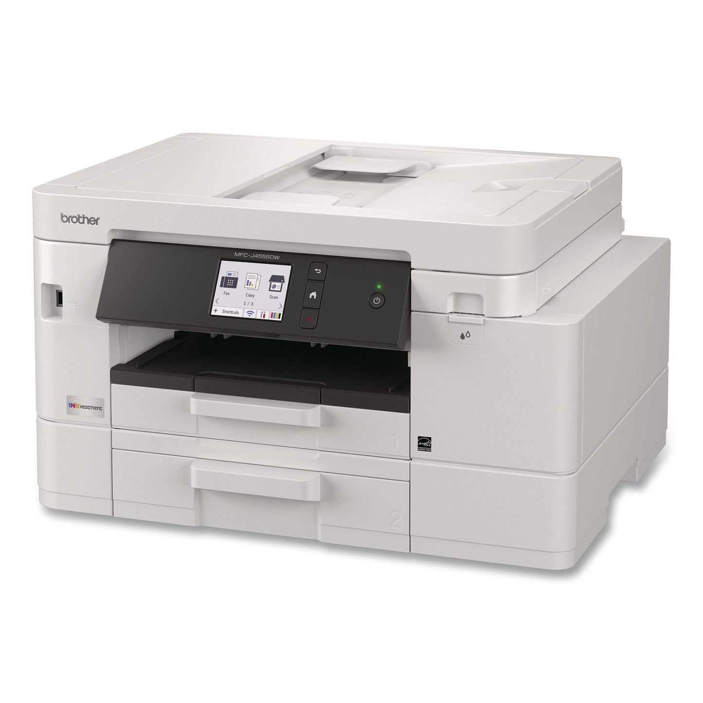 Brother MFCJ4555DW INKvestment 4555 Wireless Color Inkjet All-in-One Printer, Copy/Fax/Print/Scan (BRTMFCJ4555DW)