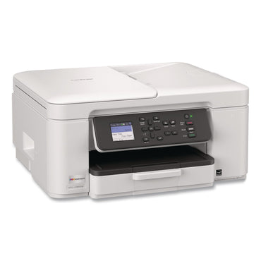 Brother MFCJ1365DW INKvestment 1365 Wireless Color Inkjet AIO Printer, Copy/Print/Scan (BRTMFCJ1365DW)