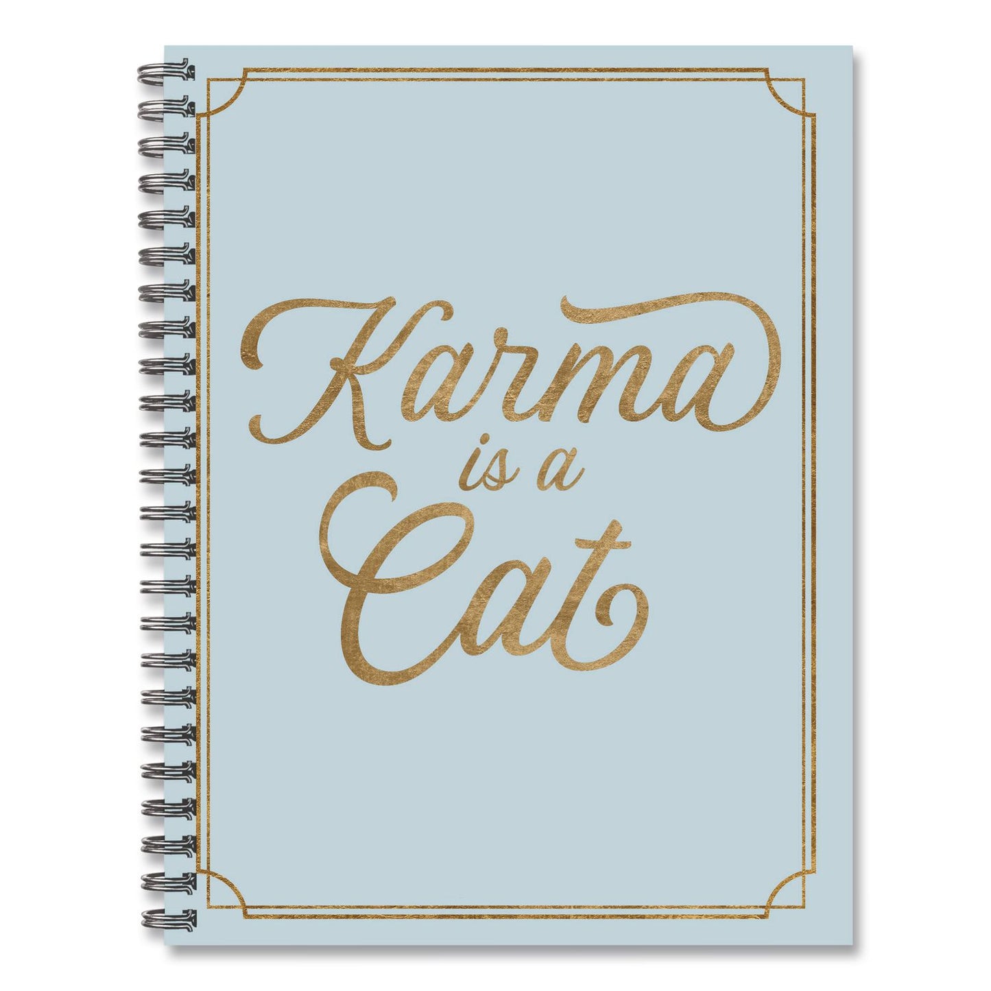 Willow Creek Press Karma is a Cat Weekly/Monthly Planner, 8.5 x 6.5, Blue Cover, 12-Month (Jan to Dec): 2026 (WPR58442)