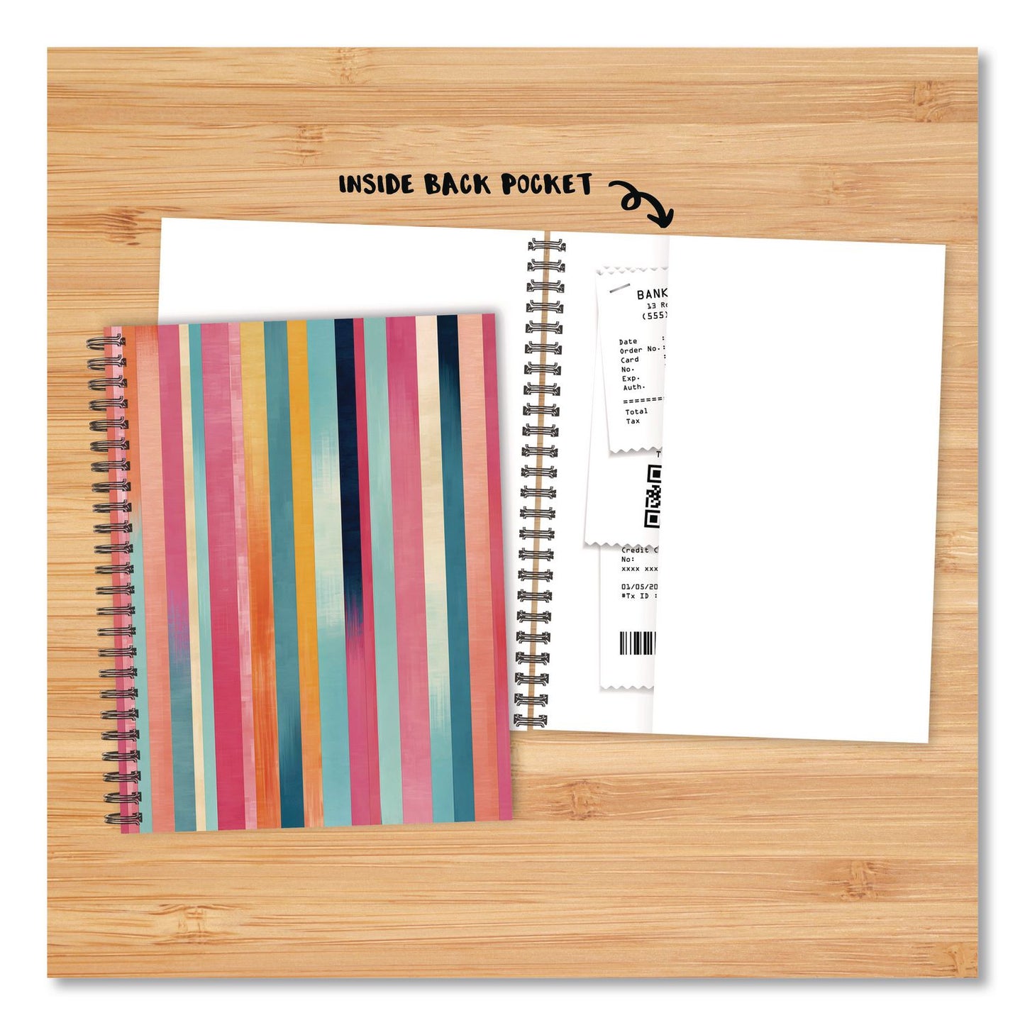 Willow Creek Press Super Stripe Weekly/Monthly Planner, 11 x 8.5, Multicolor Cover, 12-Month (Jan to Dec): 2026 (WPR57384)