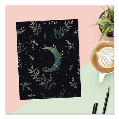 Willow Creek Press Floral Moon Monthly Planner, 9.5 x 7.5, Black Cover, 12-Month (Jan to Dec): 2026 (WPR57551)