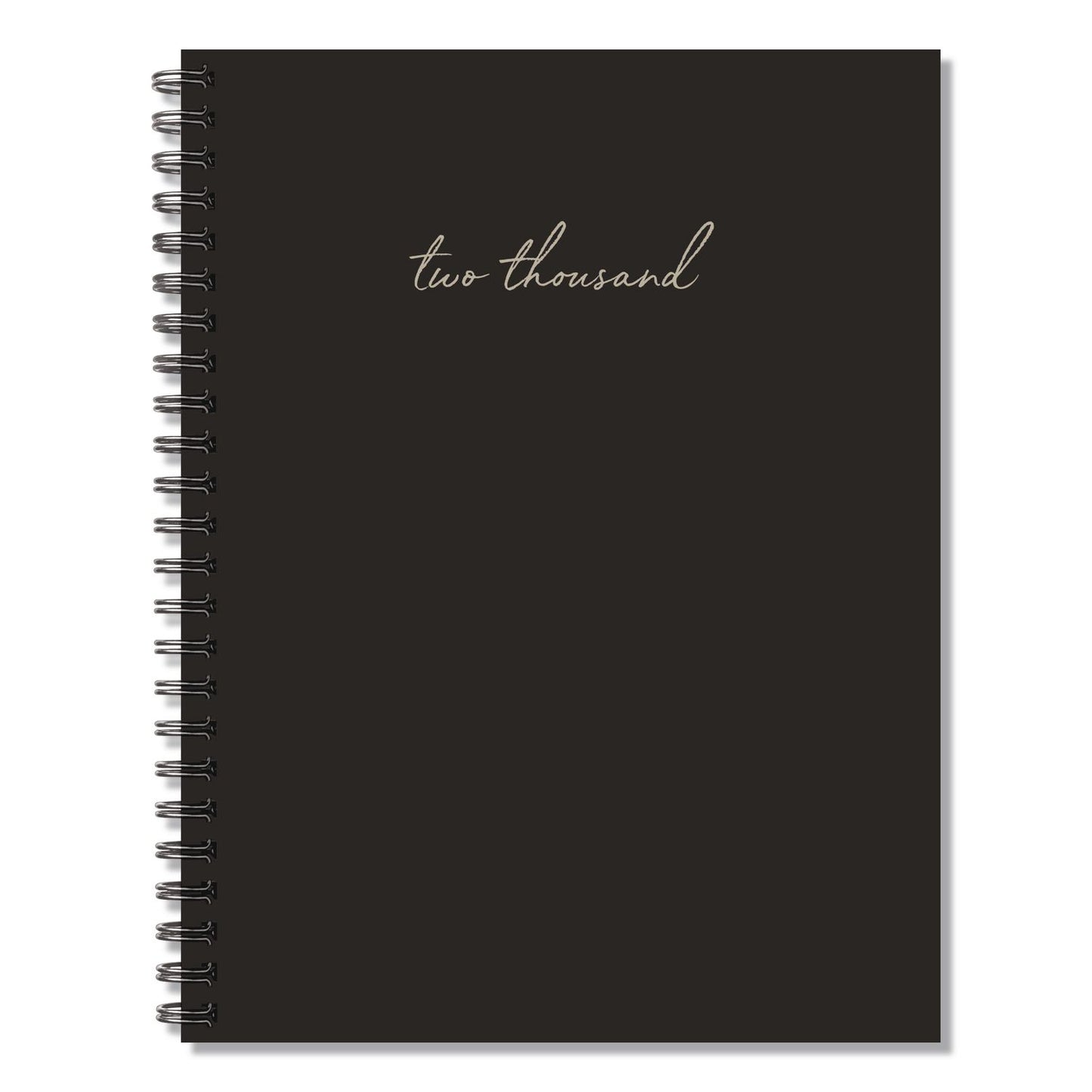 Willow Creek Press Contemporary Black (Trilingual) Weekly/Monthly Planner, 8.5 x 6.5, Black Cover, 12-Month (Jan to Dec): 2026 (WPR57759)