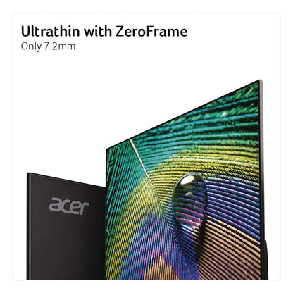 Acer SA272U WQHD LED Monitor, 27" Widescreen, IPS Panel, 2560 Pixels x 1440 Pixels (ACOSA272UEBIIP)