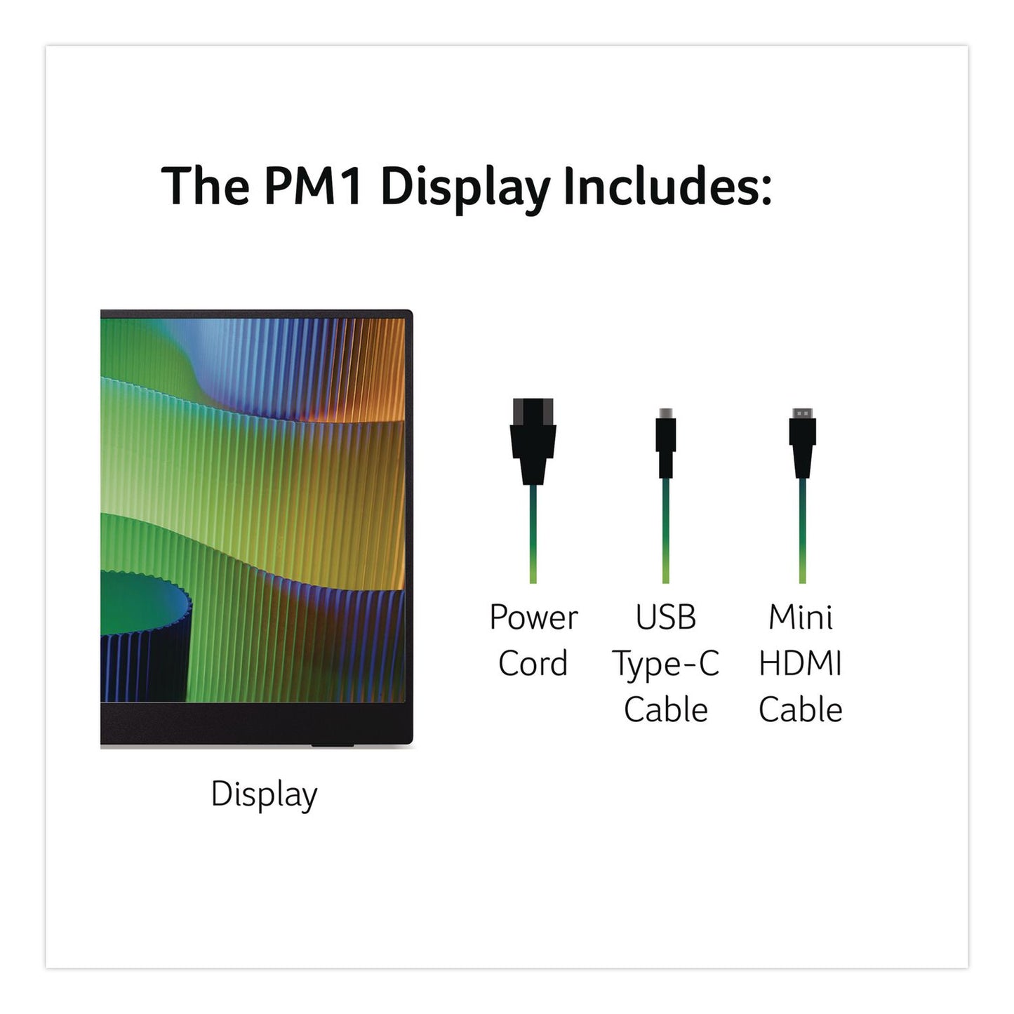 Acer PM161Q FHD LED Portable Business Monitor, 15.6" Widescreen, IPS Panel, 1920 Pixels x 1080 Pixels (ACOPM161QBBMIUU)