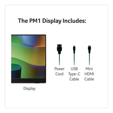 Acer PM161Q FHD LED Portable Business Monitor, 15.6" Widescreen, IPS Panel, 1920 Pixels x 1080 Pixels (ACOPM161QBBMIUU)