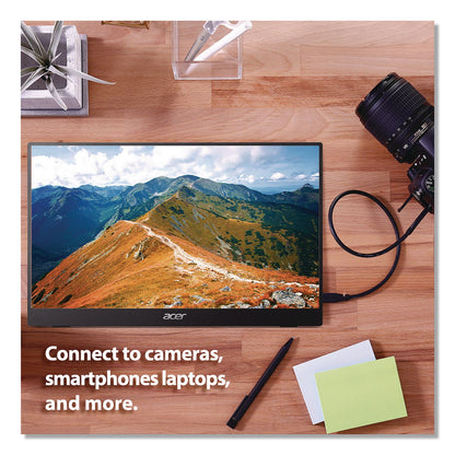 Acer PM161Q FHD LED Portable Business Monitor, 15.6" Widescreen, IPS Panel, 1920 Pixels x 1080 Pixels (ACOPM161QBBMIUU)