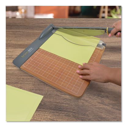 Westcott® TrimAir Guillotine Paper Cutter, 30 Sheets, 12" Cut Length, 14.13 x 20.25 (ACM15106)