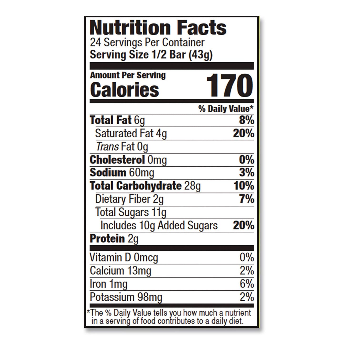 Bobo's Oatmeal Bars, Peach, 3 oz Individually Wrapped, 12/Box (BBO00058)