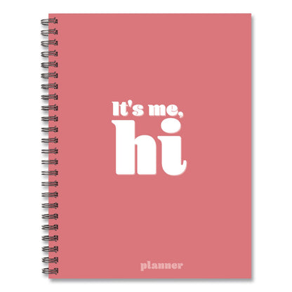 Willow Creek Press It's Me Weekly/Monthly Planner, Song Lyrics, 8.5 x 6.5, Pink Cover, 12-Month (Jan to Dec): 2026 (WPR58435)
